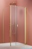 Radaway Nes 6 Kds I Brushed Light Gold kabina 120x90cm prawa szczotkowane jasne złoto 10023120-98-01R/10043090-98-01